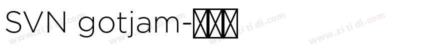 SVN gotjam字体转换